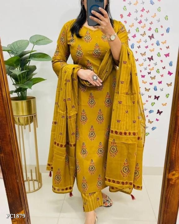 Heavy Cotton Three Piece Suit