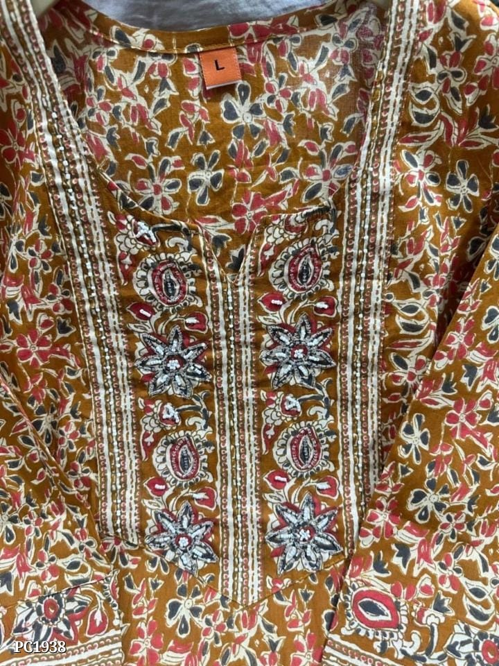 Embroidery Cotton Three Piece Suit - Image 3