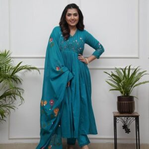 Heavy Anarkali Three Piece Suit