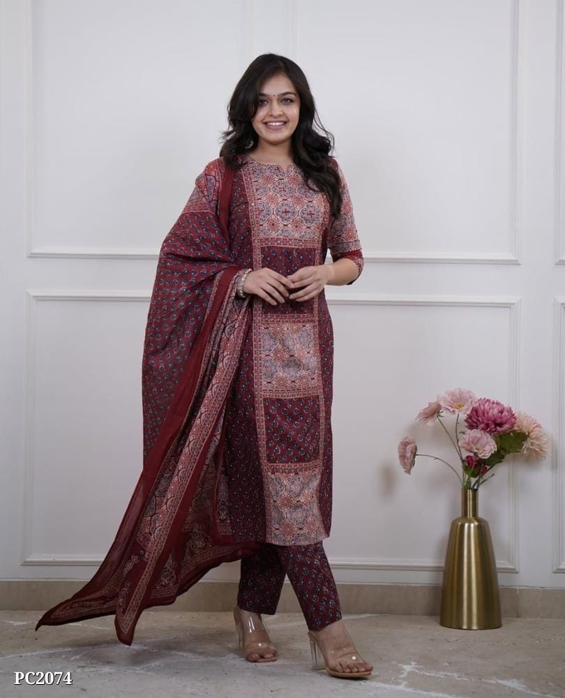 Cotton Three Piece Suit