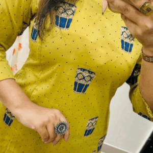 Premium Floral Fine cotton kurti Palazza set