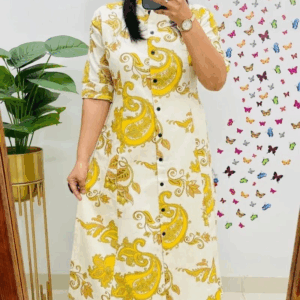 Premium Floral Fine cotton kurti Palazza set
