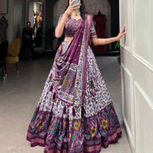lehanga choli patola