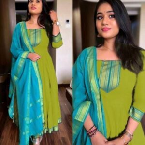 NEW ANARKALI DUPATTA SET