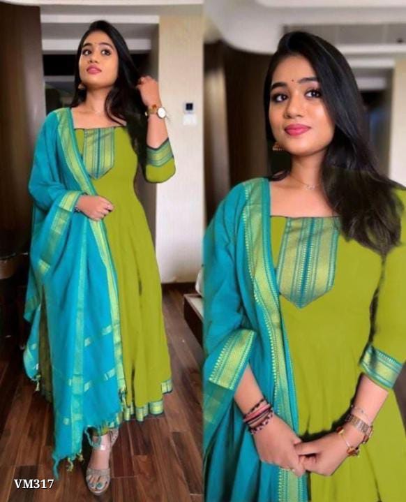 NEW ANARKALI DUPATTA SET